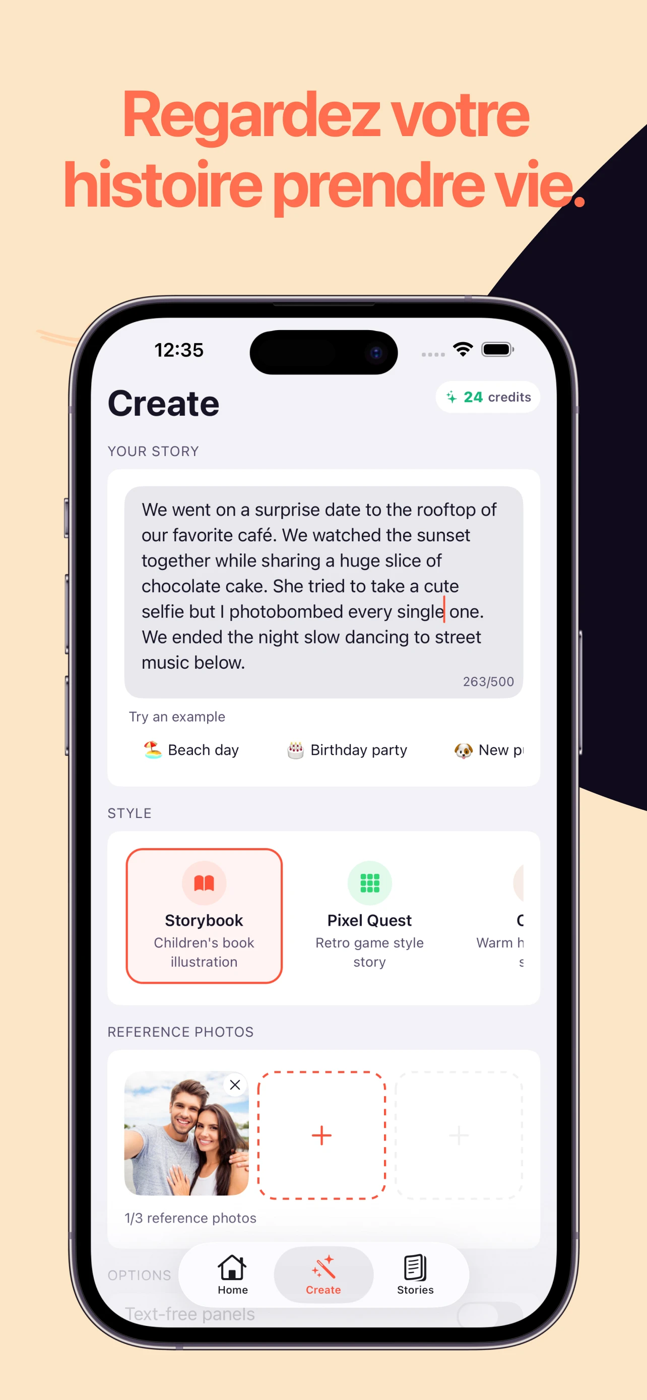 Écrivez ou choisissez un modèle