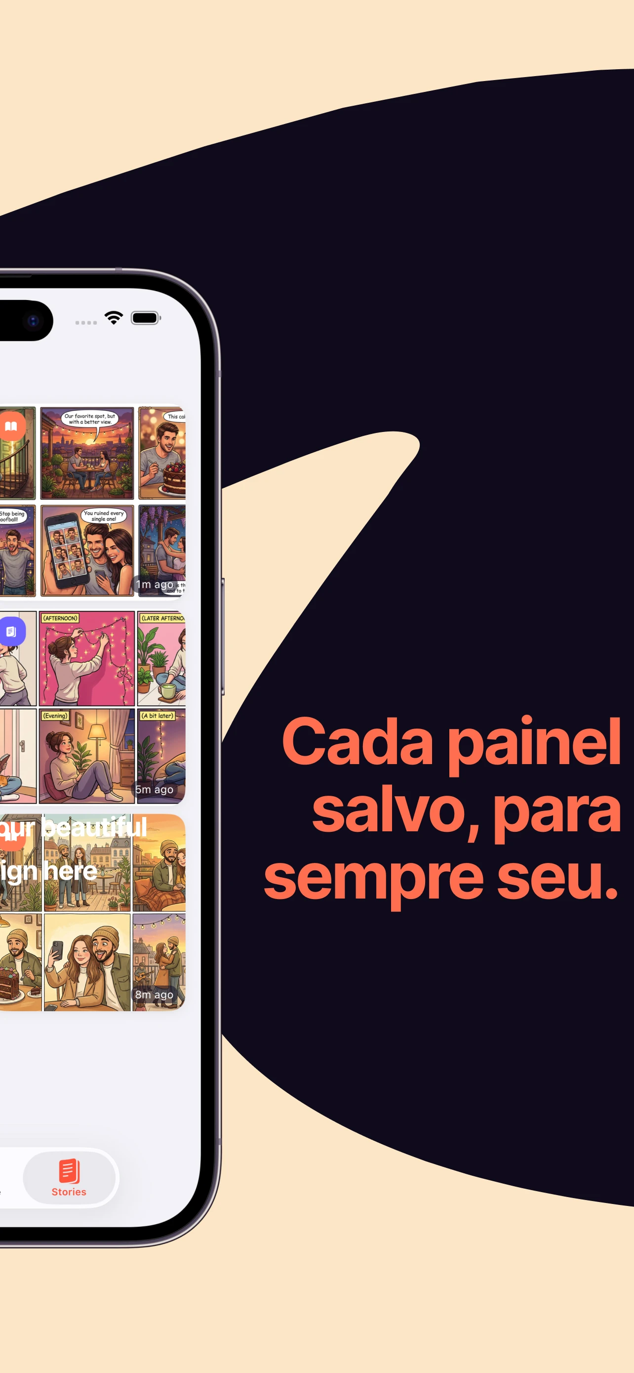 Construa sua coleção de histórias