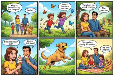 Bande dessinée style example